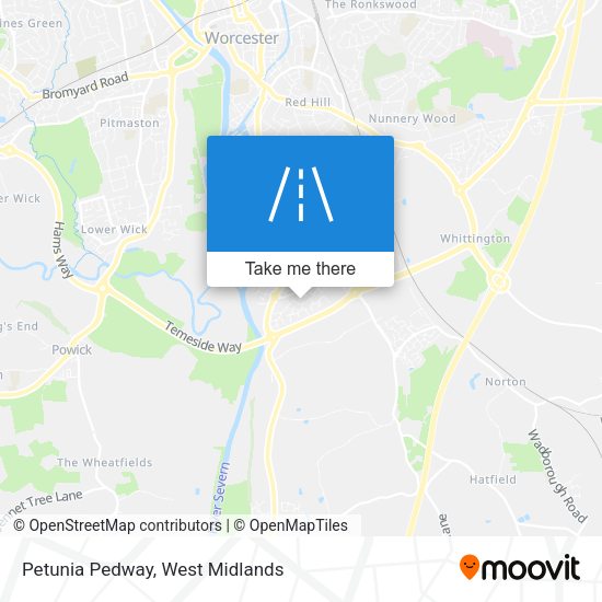 Petunia Pedway map