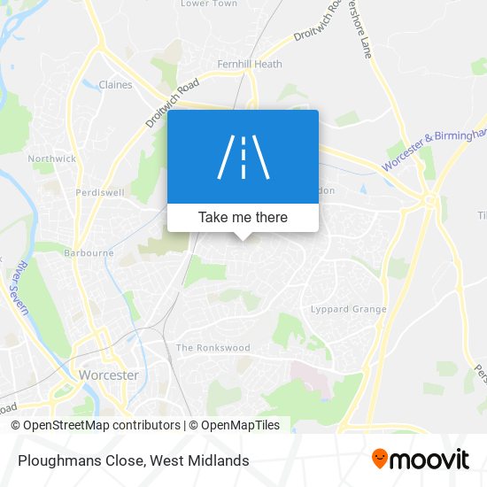 Ploughmans Close map