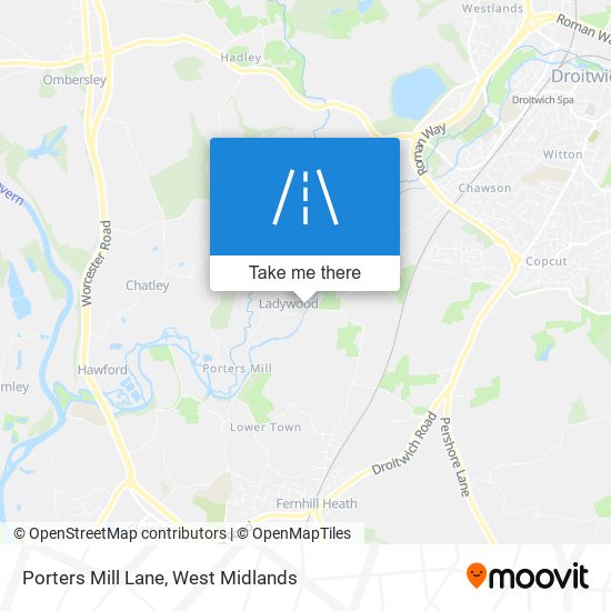 Porters Mill Lane map