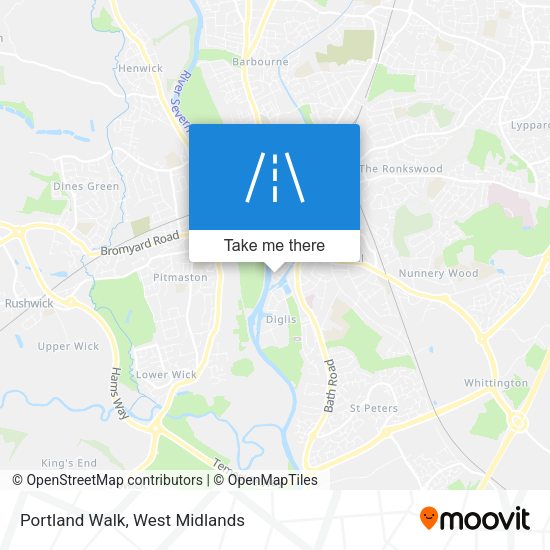 Portland Walk map