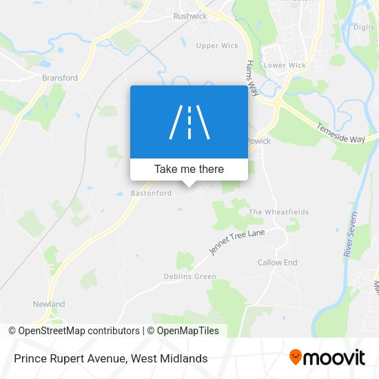 Prince Rupert Avenue map