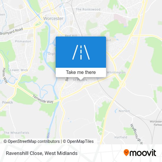 Ravenshill Close map
