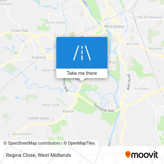 Regina Close map