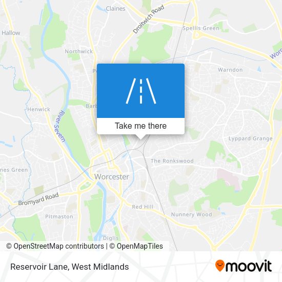 Reservoir Lane map