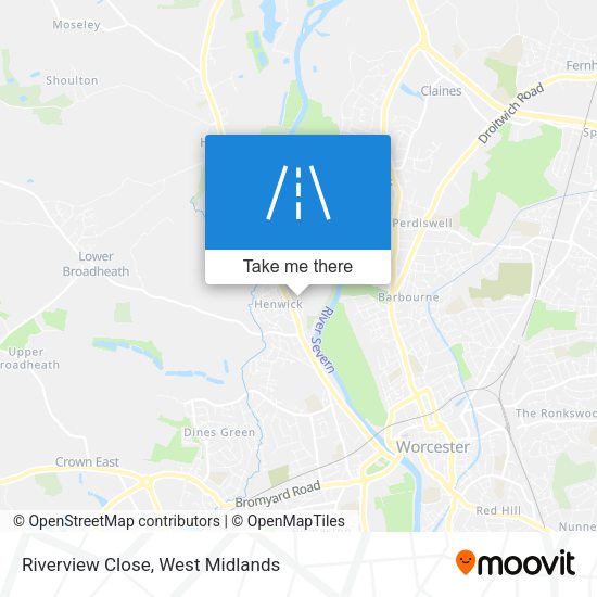 Riverview Close map
