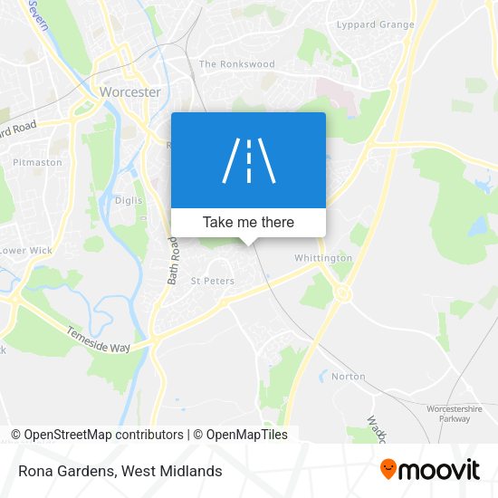 Rona Gardens map
