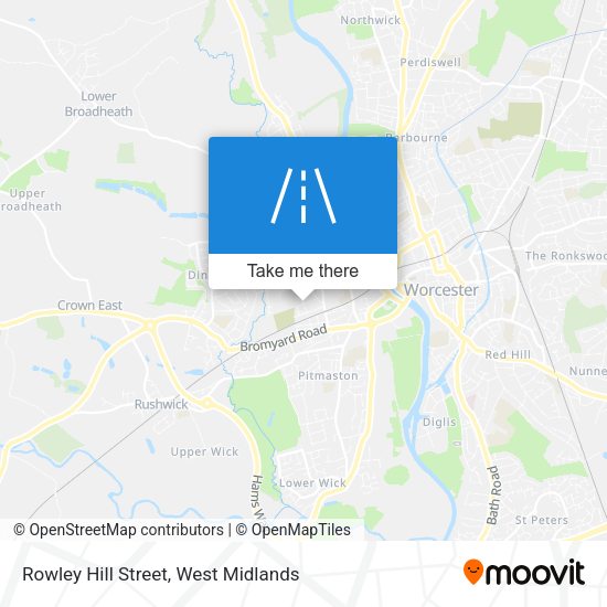 Rowley Hill Street map