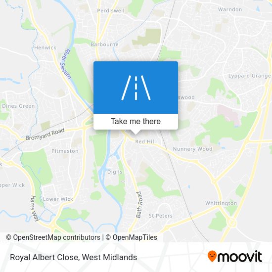 Royal Albert Close map