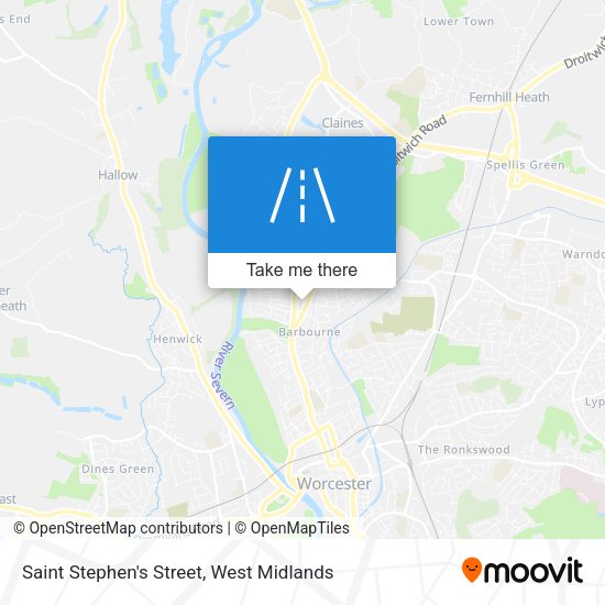Saint Stephen's Street map