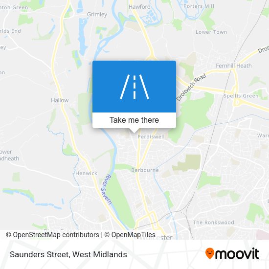Saunders Street map