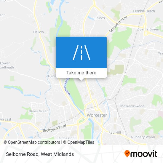 Selborne Road map