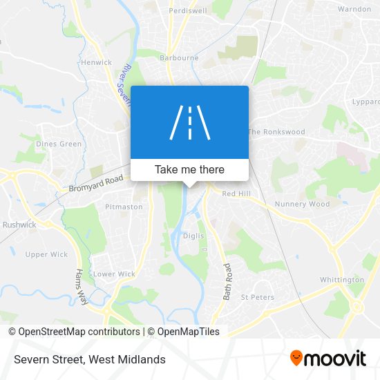 Severn Street map