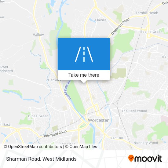 Sharman Road map