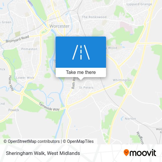 Sheringham Walk map