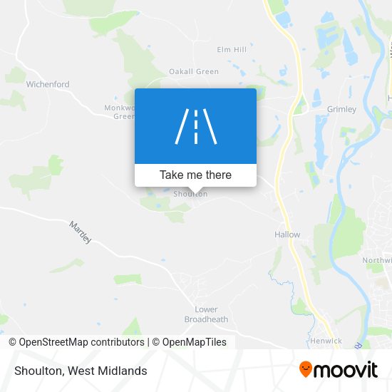 Shoulton map