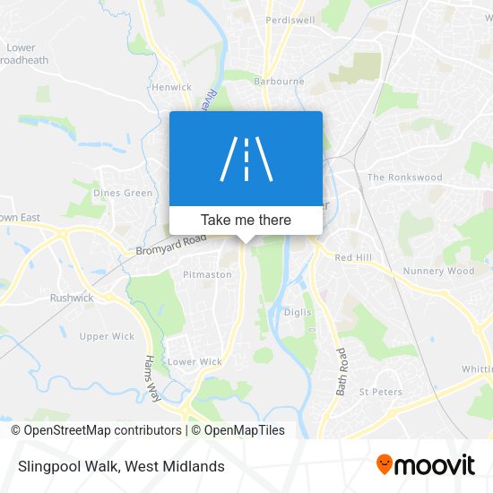 Slingpool Walk map