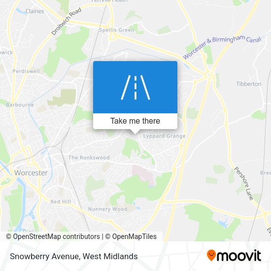 Snowberry Avenue map