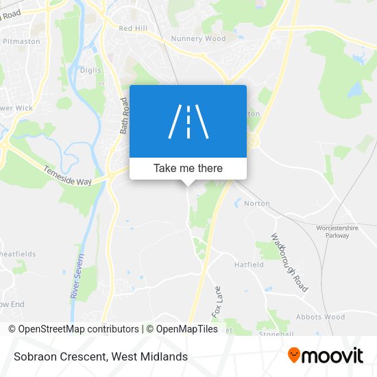 Sobraon Crescent map