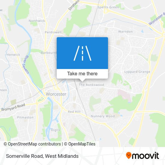 Somerville Road map