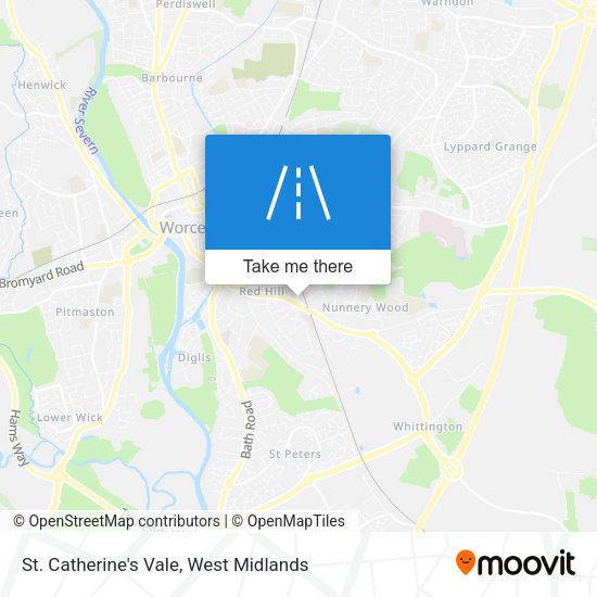 St. Catherine's Vale map