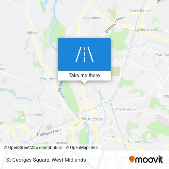 St Georges Square map