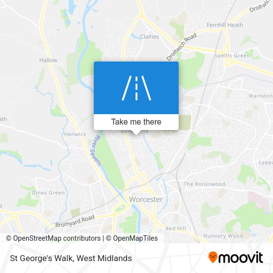 St George's Walk map