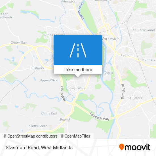 Stanmore Road map