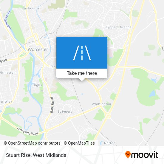 Stuart Rise map