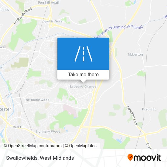 Swallowfields map