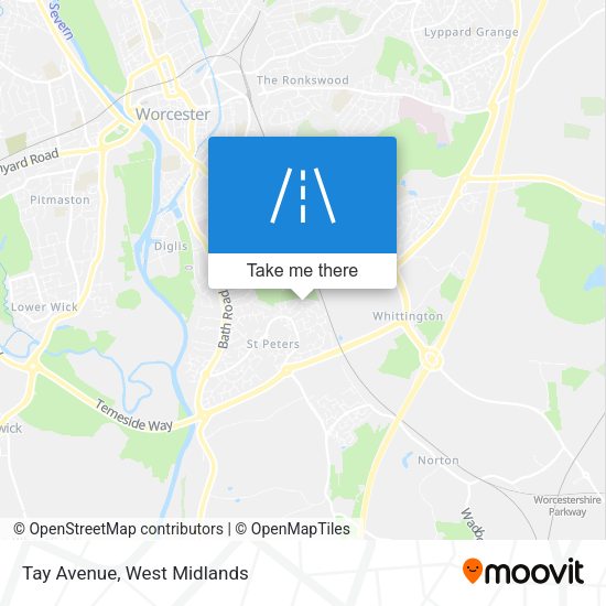 Tay Avenue map