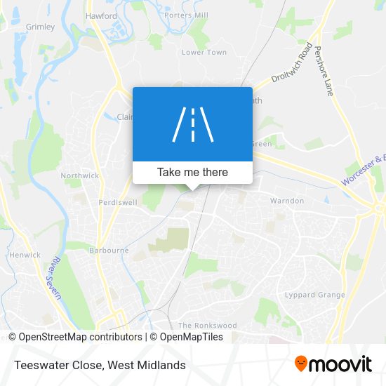 Teeswater Close map
