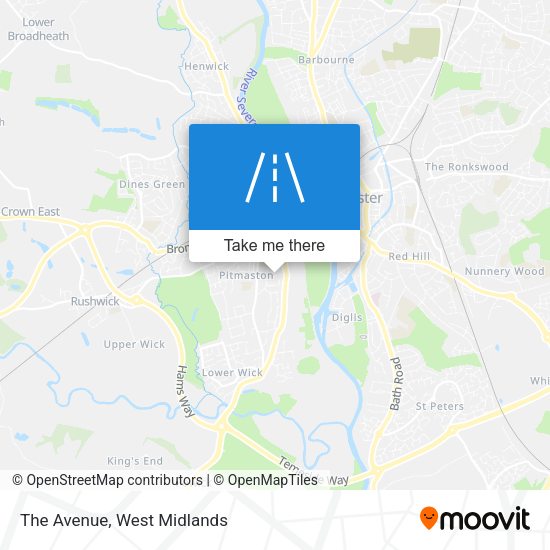 The Avenue map