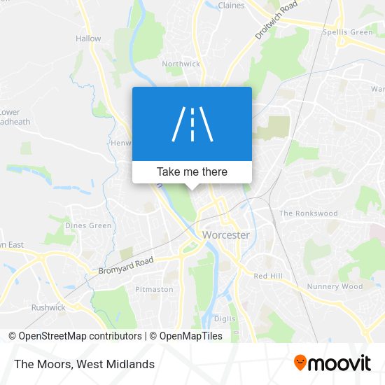 The Moors map