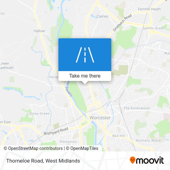 Thorneloe Road map