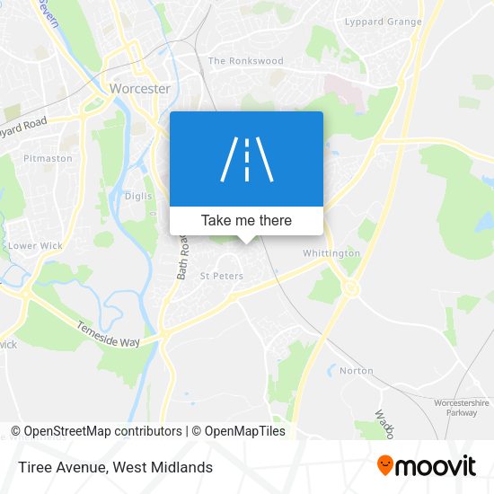 Tiree Avenue map
