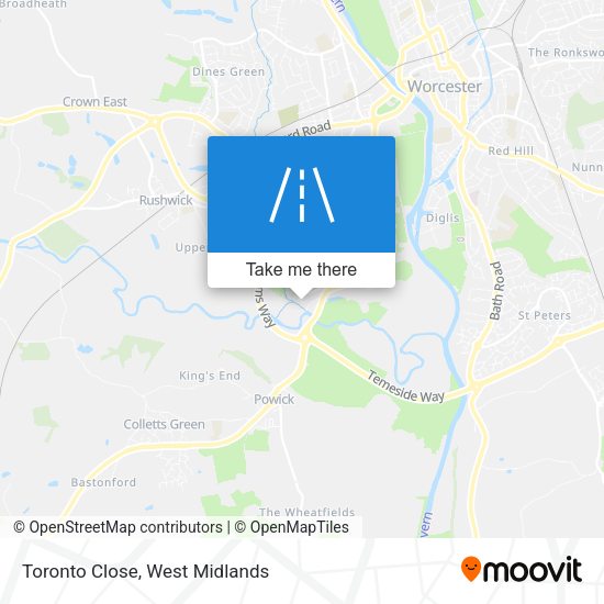 Toronto Close map