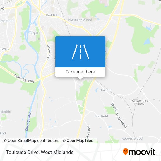 Toulouse Drive map