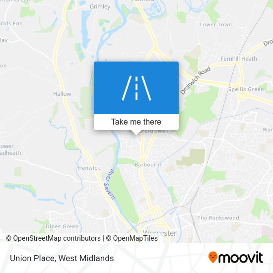 Union Place map