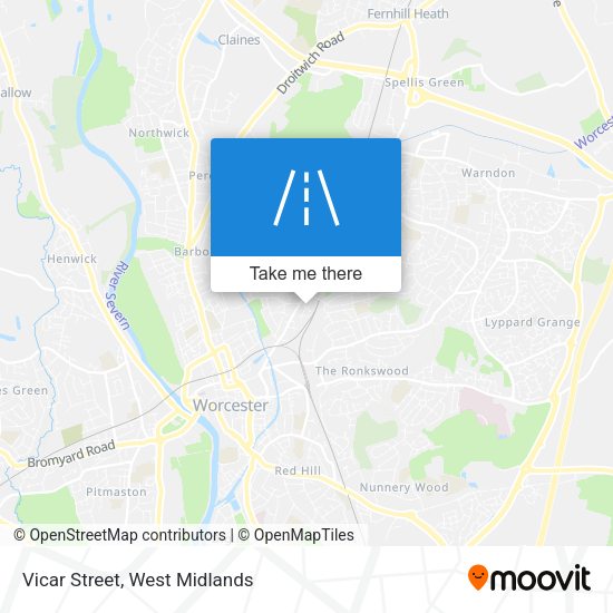 Vicar Street map