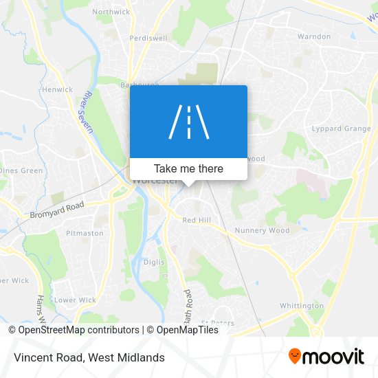 Vincent Road map