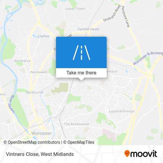 Vintners Close map