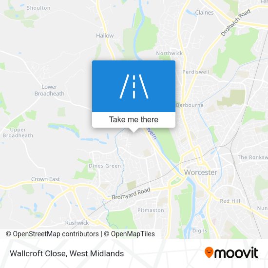 Wallcroft Close map