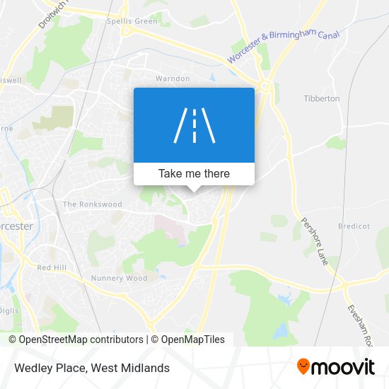 Wedley Place map