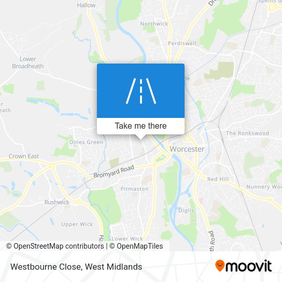 Westbourne Close map
