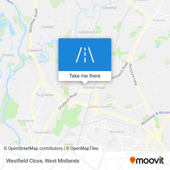 Westfield Close map