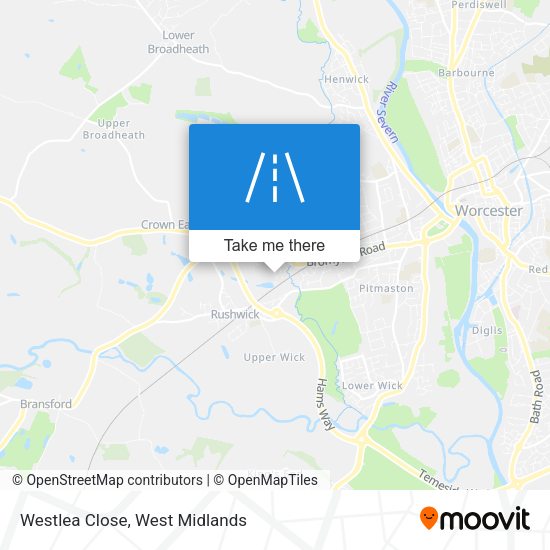 Westlea Close map