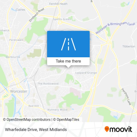 Wharfedale Drive map