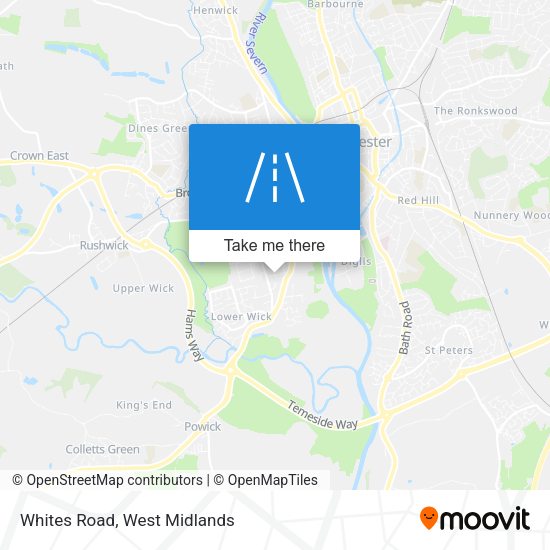 Whites Road map