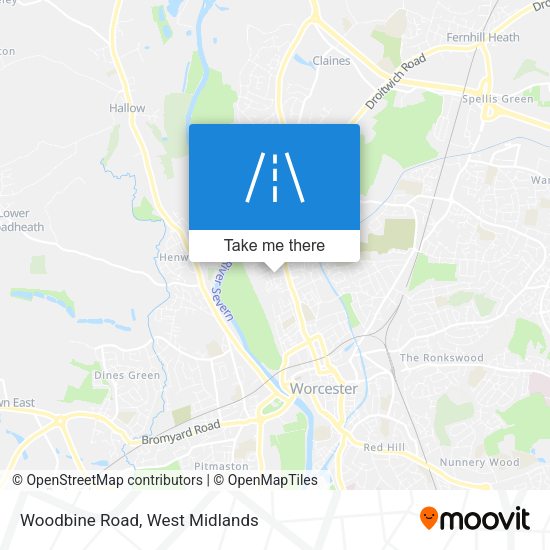 Woodbine Road map