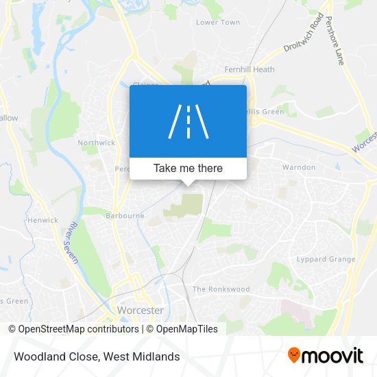 Woodland Close map